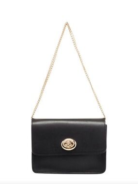 Coach Excellent Condition Authentic Black Calf Leather Bowery Bag Gold Hardware